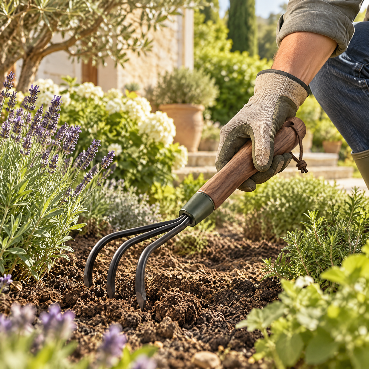 meravorn™ 3-Tine Hand Cultivator