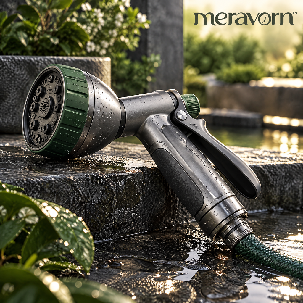 meravorn™ Multi-Pattern Garden Hose Nozzle