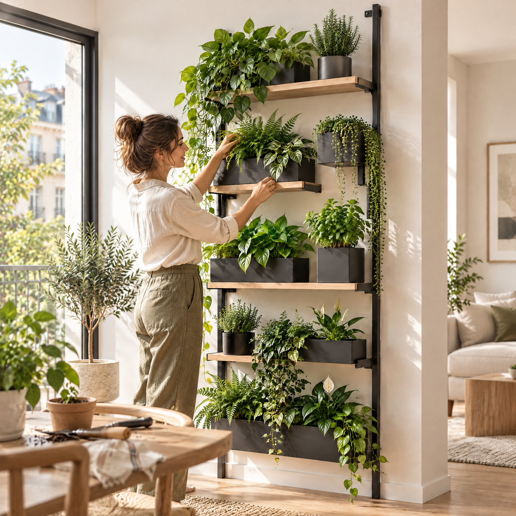 meravorn™ Wall-Mounted Vertical Plant Shelf
