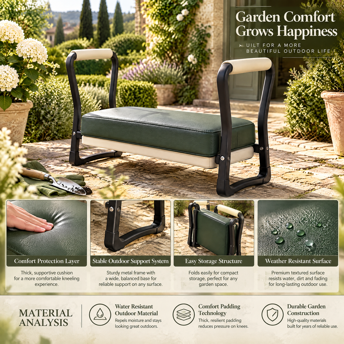meravorn™ Padded Garden Kneeler & Seat